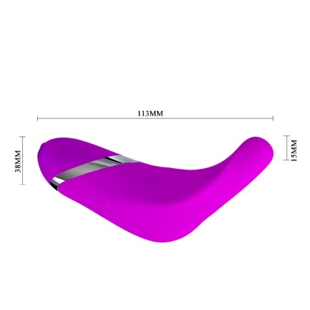Wibrator Cute z 12 funkcjami wibracji – silikon medyczny, IPX6, 18 cm - 7