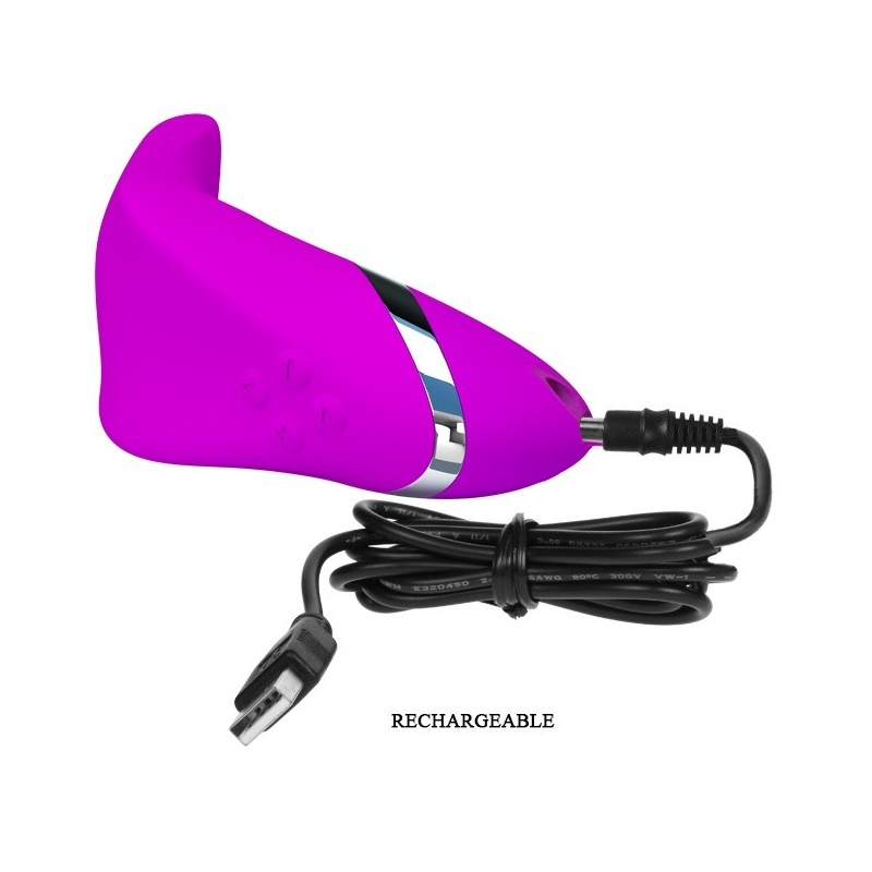 Wibrator Cute z 12 funkcjami wibracji – silikon medyczny, IPX6, 18 cm - 9