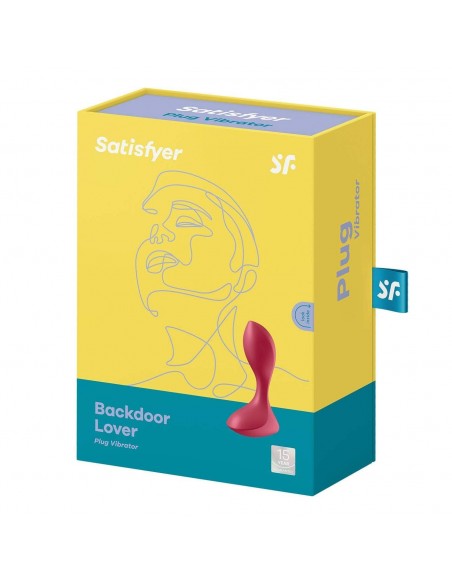 Masażer i Stymulator Analny Backdoor Lover Red - Masażery i stymulatory prostaty - 5