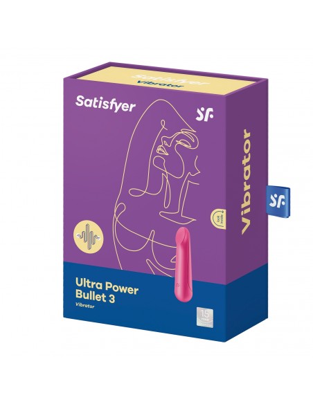 Masażer łechtaczki Ultra Power Bullet 3 (Red) - Do przypisania - 3