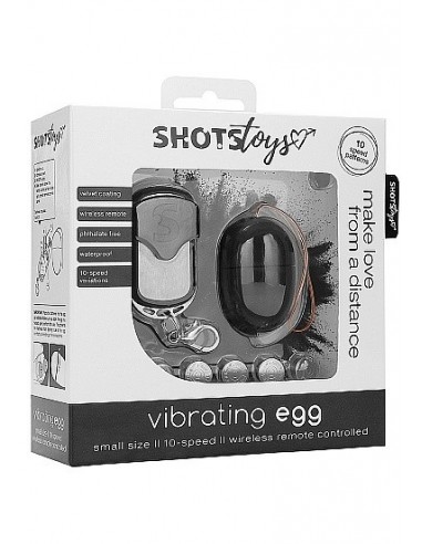 Bezprzewodowe jajeczko wibrujące 10 - Small - Black - Wibratory Jajeczka - 2