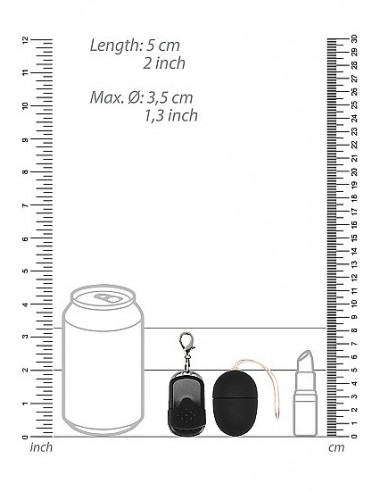 Bezprzewodowe jajeczko wibrujące 10 - Small - Black - Wibratory Jajeczka - 3
