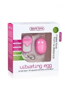 Bezprzewodowe jajeczko wibrujące 10 - Small - Pink - Wibratory Jajeczka - 1 2