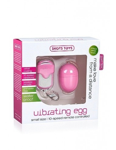 Bezprzewodowe jajeczko wibrujące 10 - Small - Pink - Wibratory Jajeczka - 2