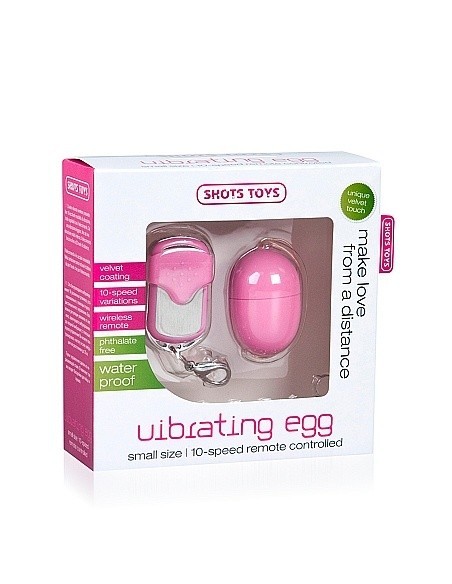 Bezprzewodowe jajeczko wibrujące 10 - Small - Pink - Wibratory Jajeczka - 2