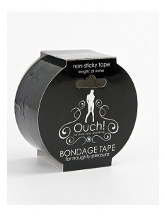 Taśma do krępowania BDSM Bondage Tape - Black - Taśmy, szarfy do krępowania - 1 2