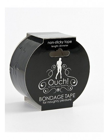 Taśma do krępowania BDSM Bondage Tape - Black - Taśmy, szarfy do krępowania - 2