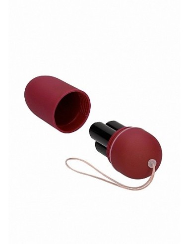 Bezprzewodowe jajeczko wibrujące 10 - Big - Red - Wibratory Jajeczka - 7