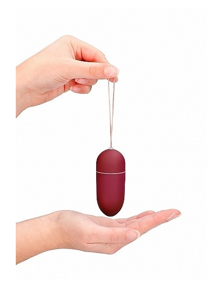 Bezprzewodowe jajeczko wibrujące 10 - Big - Red - Wibratory Jajeczka - 9