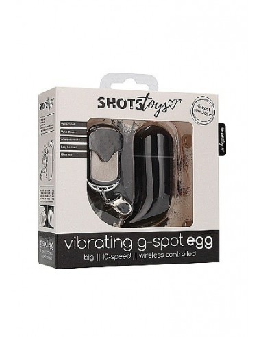 Bezprzewodowe jajeczko wibrujące G-Spot - Big - Black - Wibratory Jajeczka - 2
