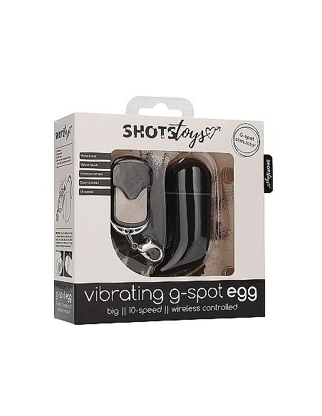 Bezprzewodowe jajeczko wibrujące G-Spot - Big - Black - Wibratory Jajeczka - 2