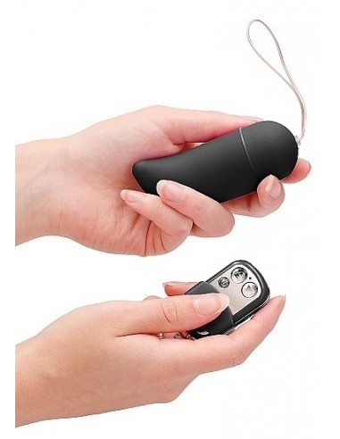 Bezprzewodowe jajeczko wibrujące G-Spot - Big - Black - Wibratory Jajeczka - 8