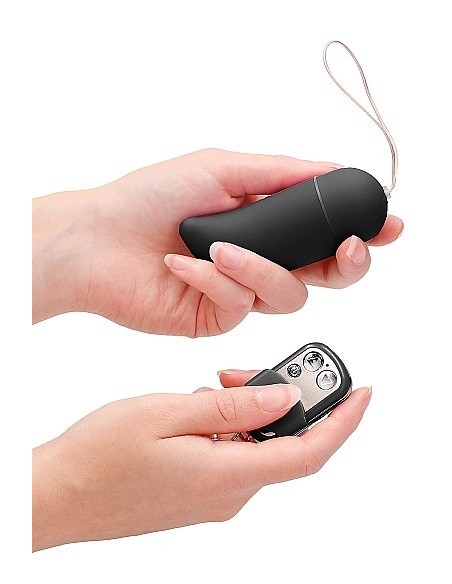 Bezprzewodowe jajeczko wibrujące G-Spot - Big - Black - Wibratory Jajeczka - 8