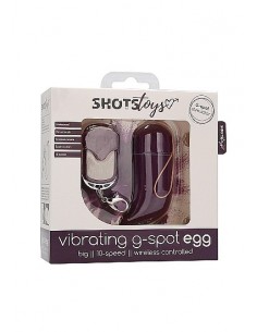 Bezprzewodowe jajeczko wibrujące G-Spot - Big - Purple - Wibratory Jajeczka - 1 2