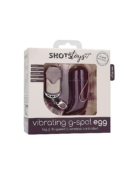 Bezprzewodowe jajeczko wibrujące G-Spot - Big - Purple - Wibratory Jajeczka - 2