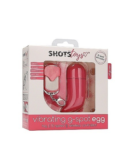 Bezprzewodowe jajeczko wibrujące G-Spot - Big - Pink - Wibratory Jajeczka - 2