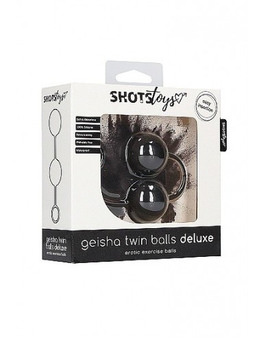 Kulki gejszy Geisha Twin Balls Deluxe - Black - Kulki Gejszy Podwójne i Pojedyncze - 2