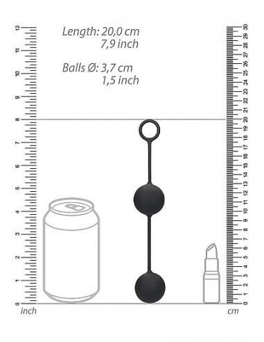 Kulki gejszy Geisha Twin Balls Deluxe - Black - Kulki Gejszy Podwójne i Pojedyncze - 3