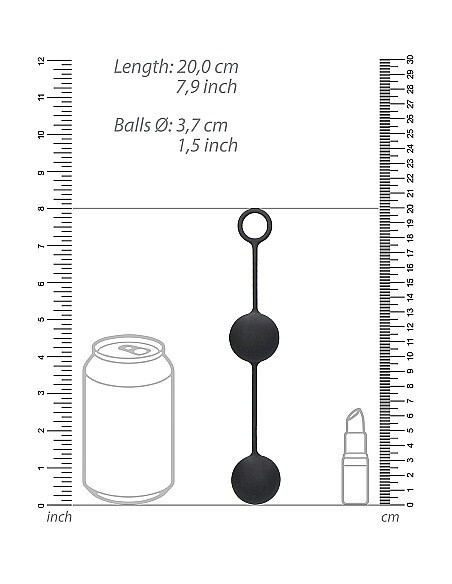 Kulki gejszy Geisha Twin Balls Deluxe - Black - Kulki Gejszy Podwójne i Pojedyncze - 3