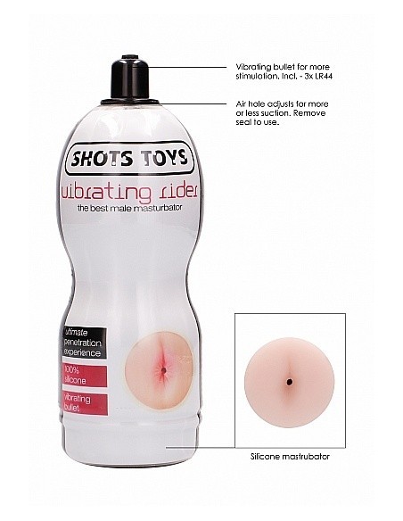 Masturbator Z Wibracjami Rider - Anal - Masturbatory i Sztuczne pochwy - 9