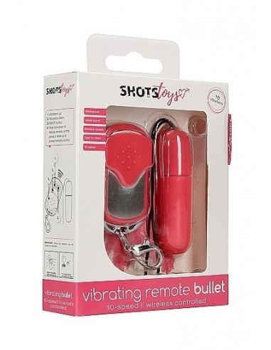 Bezprzewodowe jajeczko wibrujące Bullet - Pink - Wibratory Jajeczka - 2