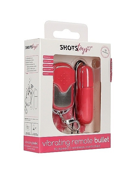 Bezprzewodowe jajeczko wibrujące Bullet - Pink - Wibratory Jajeczka - 2