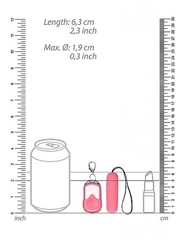 Bezprzewodowe jajeczko wibrujące Bullet - Pink - Wibratory Jajeczka - 3