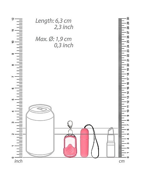 Bezprzewodowe jajeczko wibrujące Bullet - Pink - Wibratory Jajeczka - 3