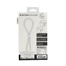 Erection Booster Black - regulowany silikonowy pierścień erkecyjny na penisa, 13,5 cm, obwód 20-100 mm - 3