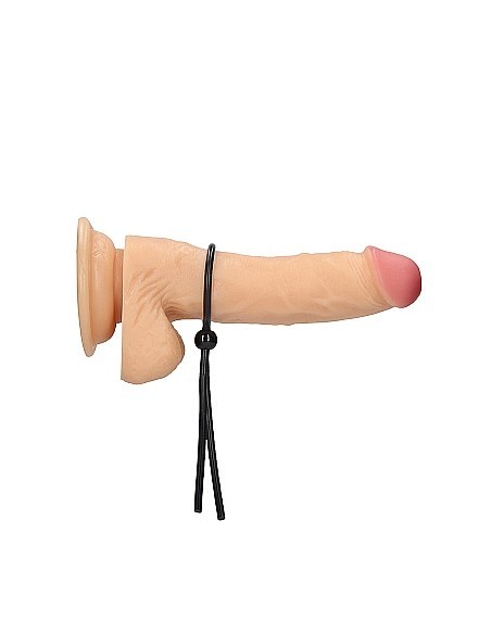 Regulowany Pierścień na Penisa Erection Booster - Black - Pierścienie erekcyjne niewibrujące - 5