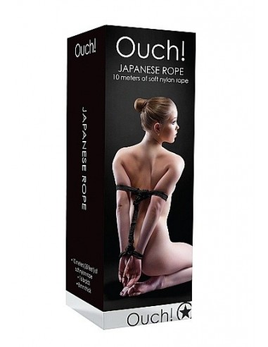 Japanese Rope Lina do wiązania krępowania BDSM 10m Black - Liny, sznury BDSM - 3