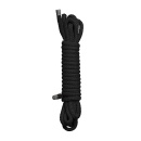 Japanese Rope Lina do wiązania krępowania BDSM 10m Black - 1