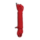 Japanese Rope Lina do wiązania krępowania BDSM 10m Red - 1