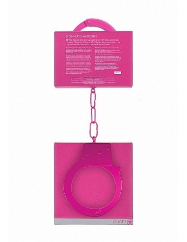 Kajdanki erotyczne Beginner"s Handcuffs - Pink - Kajdanki erotyczne - 4