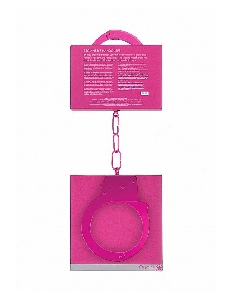 Kajdanki erotyczne Beginner"s Handcuffs - Pink - Kajdanki erotyczne - 4