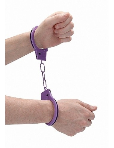 Kajdanki erotyczne Beginner"s Handcuffs - Purple - Kajdanki erotyczne - 1