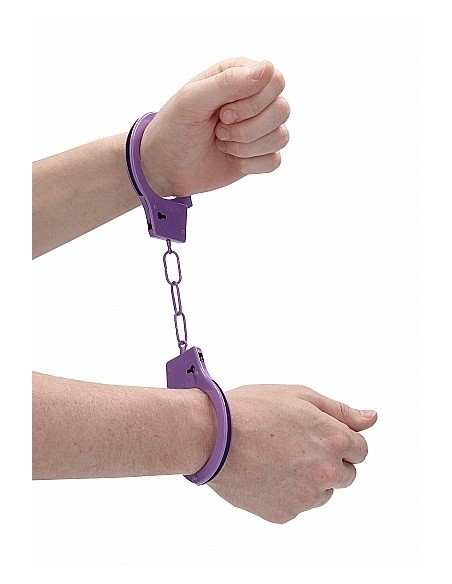 Kajdanki erotyczne Beginner"s Handcuffs - Purple - Kajdanki erotyczne - 1