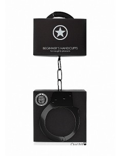 Kajdanki erotyczne Beginner"s Handcuffs - Black - Kajdanki erotyczne - 1