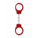 Kajdanki erotyczne Beginner"s Handcuffs - Red - 5