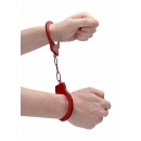 Kajdanki erotyczne Beginner"s Handcuffs - Red - 1