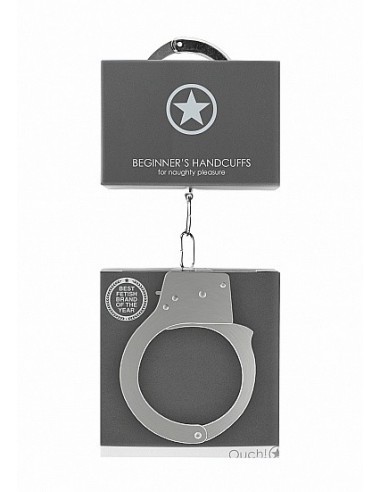 Kajdanki erotyczne Beginner"s Handcuffs - Metal - Kajdanki erotyczne - 3
