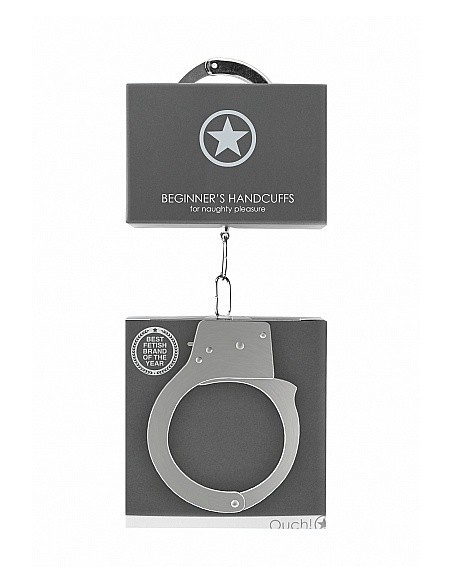 Kajdanki erotyczne Beginner"s Handcuffs - Metal - Kajdanki erotyczne - 3