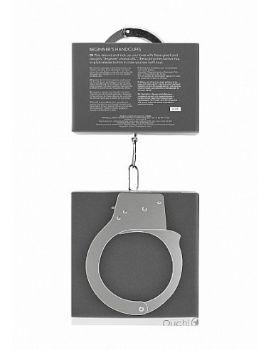 Kajdanki erotyczne Beginner"s Handcuffs - Metal - Kajdanki erotyczne - 4