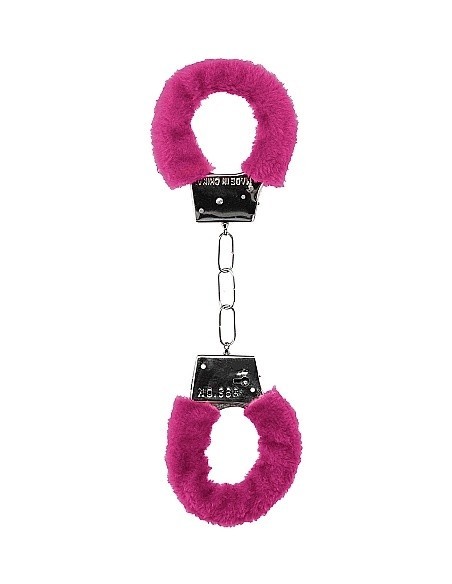 Kajdanki erotyczne Beginner"s Handcuffs Furry - Pink - Kajdanki erotyczne - 5