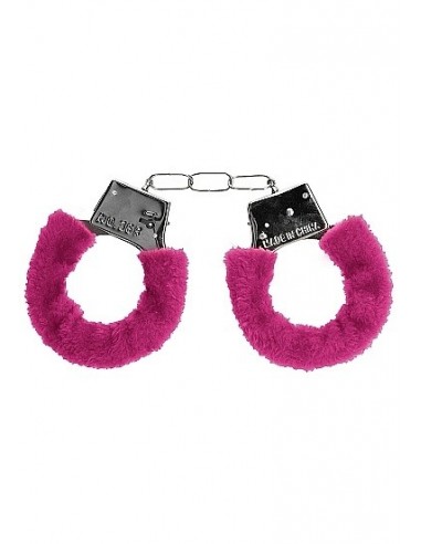 Kajdanki erotyczne Beginner"s Handcuffs Furry - Pink - Kajdanki erotyczne - 7