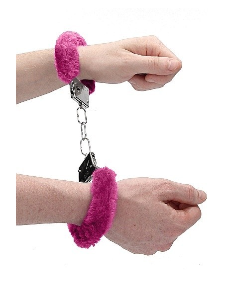 Kajdanki erotyczne Beginner"s Handcuffs Furry - Pink - Kajdanki erotyczne - 8