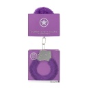 Kajdanki erotyczne Beginner"s Handcuffs Furry - Purple - 1