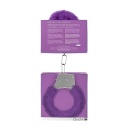 Kajdanki erotyczne Beginner"s Handcuffs Furry - Purple - 3