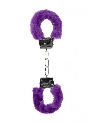 Kajdanki erotyczne Beginner"s Handcuffs Furry - Purple - Kajdanki erotyczne - 5