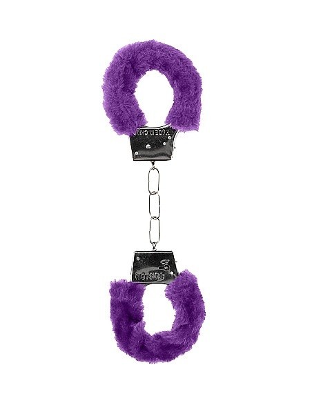Kajdanki erotyczne Beginner"s Handcuffs Furry - Purple - Kajdanki erotyczne - 5